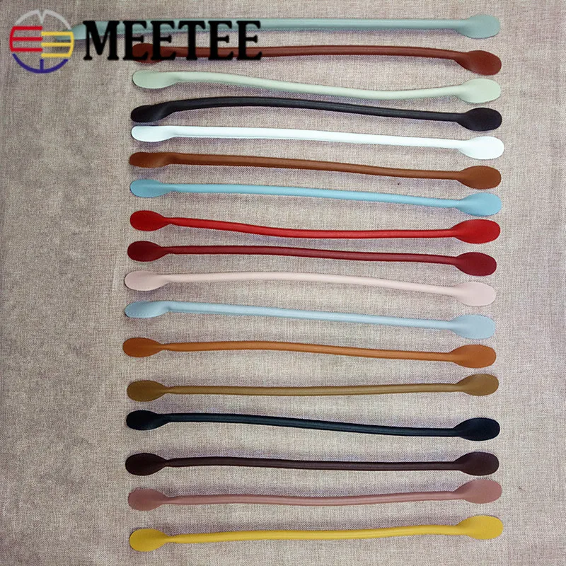 Meetee, 3 пары в упаковке 32/42/52/62 см; сумке из искусственной кожи; с ремешком ручки Изделия из кожи плечевой ремень с пряжкой DIY аксессуары для замены Сумки из натуральной кожи ремешок
