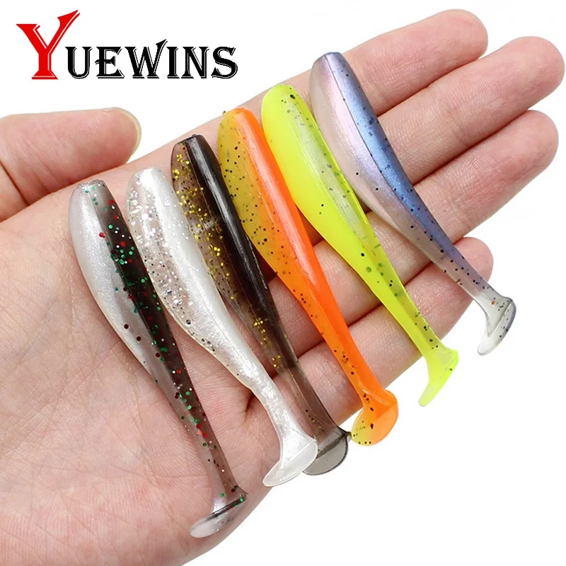 Yuewins 6 шт./лот Easy Shiner воблеры рыболовные приманки 65 мм 1 8 г leurre Мягкая силиконовая