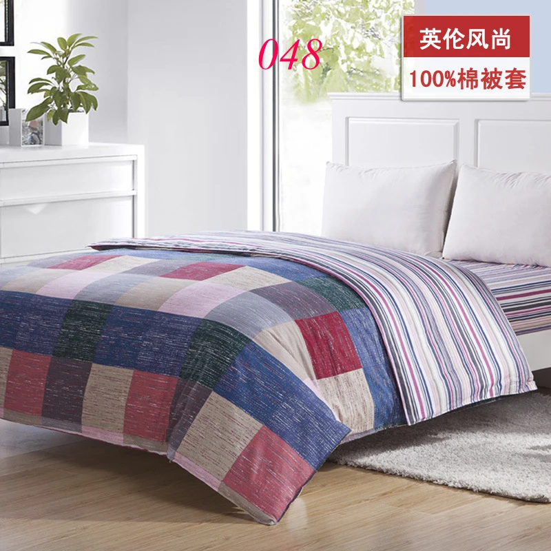 Твин Полный Королева Король 1 шт. хлопок пододеяльник домашний текстильное