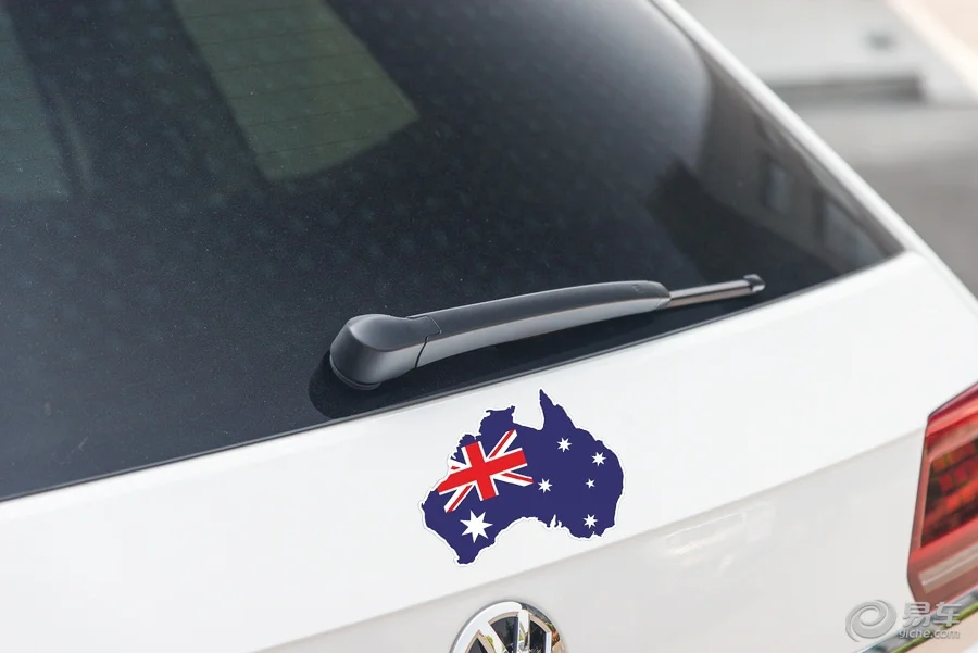 HotMeiNi Car Styling Australia Silhouette Map Flag Waterproof Decal 3D Sticker Body Bumper Accessories 12.8*10cm | Автомобили и