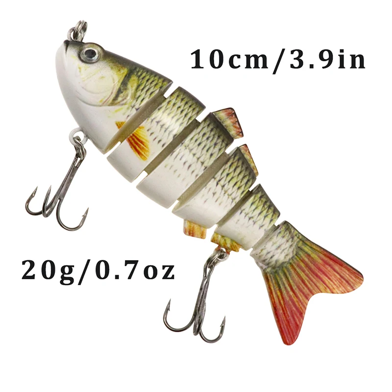 ACEXPNM рыболовная приманка для окуня многосоставная искусственная сегмент