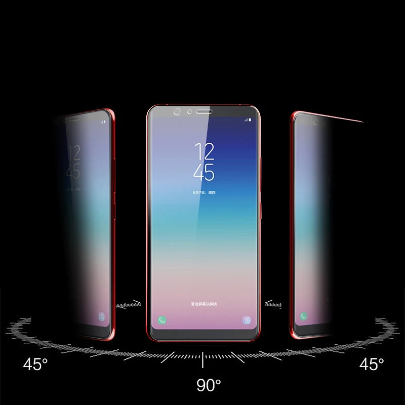 MicroData для ASUS ZenFone 5 Lite 9H фронтальная антишпионская защитная пленка из закаленного