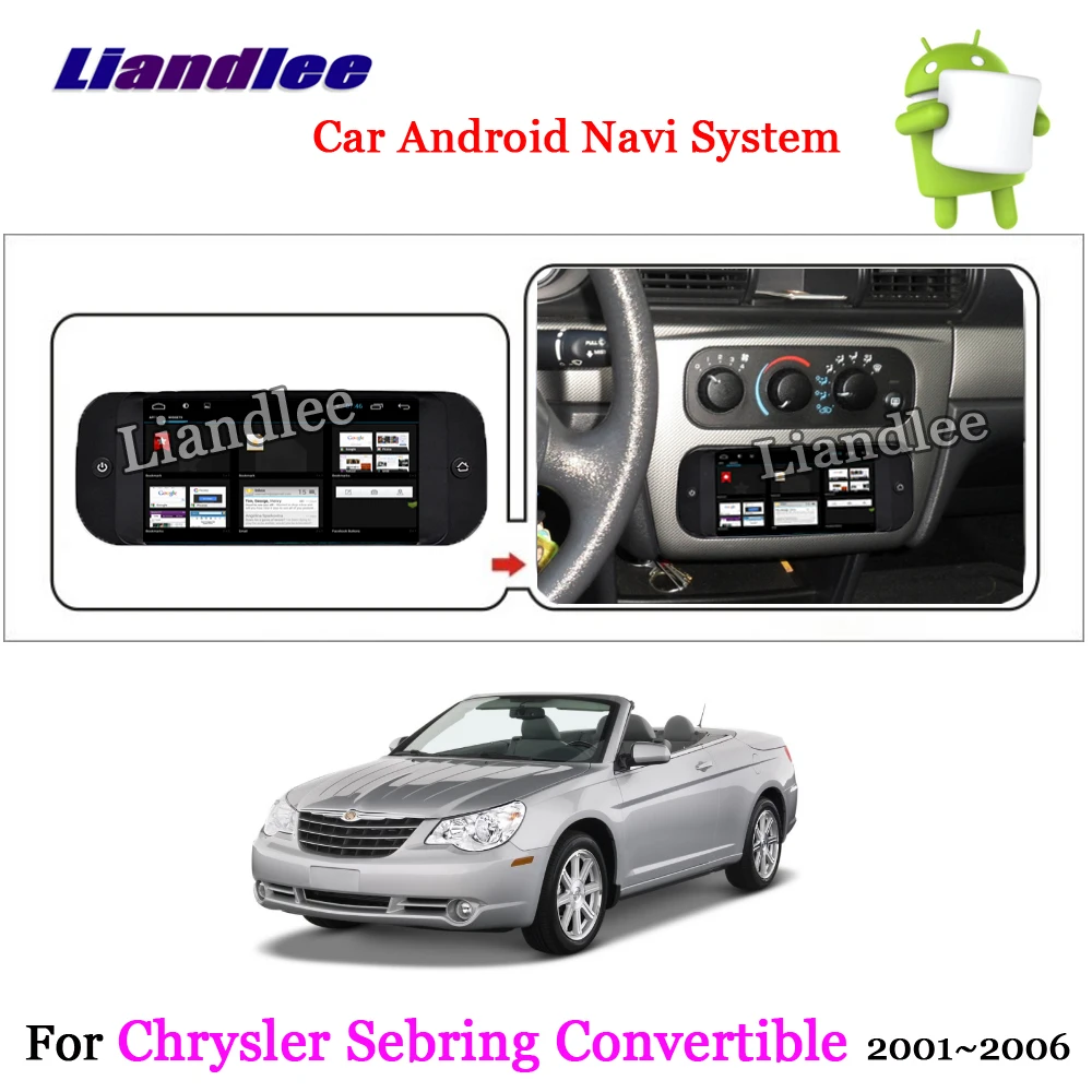 Liandlee автомобильная система Android для Chrysler Sebring трансформер 2001~ 2006 Радио Стерео Carplay gps Navi карта навигация Мультимедиа