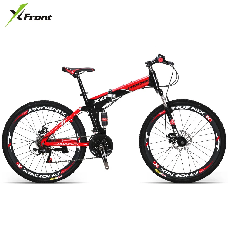 Складной велосипед X Front из углеродистой стали размер 26 дюймов скорость 21/27 горный