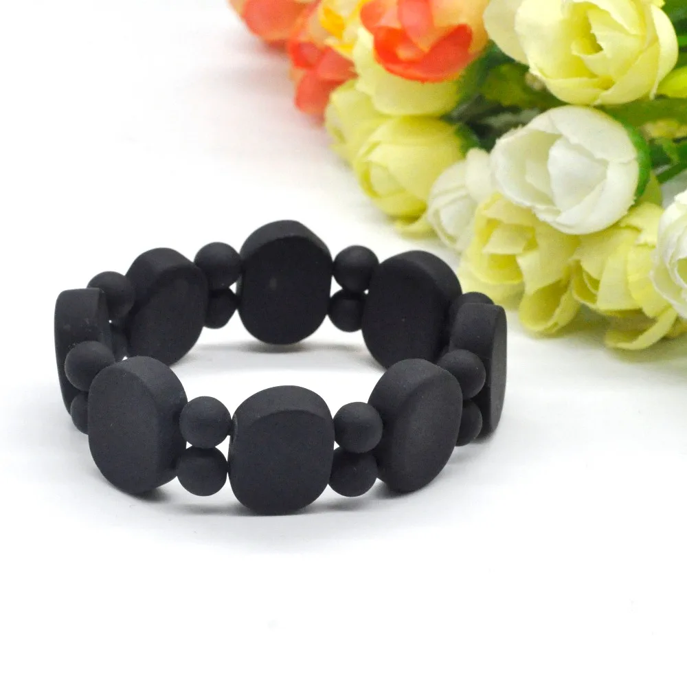 The whole network of the latest natural stone stone double row bracelet for women guard your health yoga jewelry leather bracele