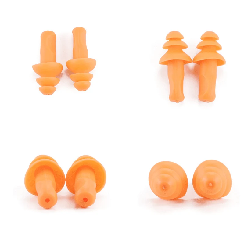 Шумозащитные Силиконовые затычки для ушей со шнуром звукоизоляционная