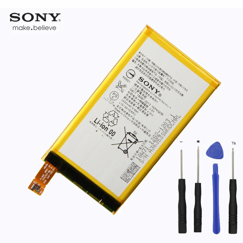 Аккумулятор sony LIS1561ERPC для sony Xperia Z3 Compact Z3c Mini Z3 Mini D5803 D5833 2600 мАч