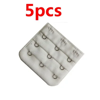 5pcs 5 шт. Бюстгальтер расширители ремешок удлинение пряжки 3 Rows1/2/3/4/5 Крючки застежка ремни бюстгальтер расширитель швейная инструмент Аксессуары для нижнего белья - Цвет: 5pcs