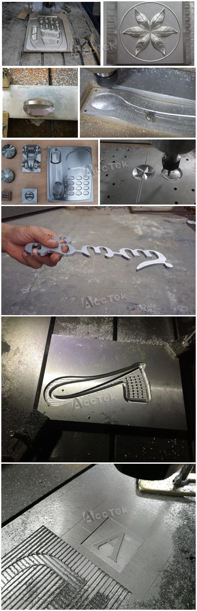 Заводская цена Алюминий Латунь Медь Нержавеющая сталь металл cnc обрабатывающий центр для продажи