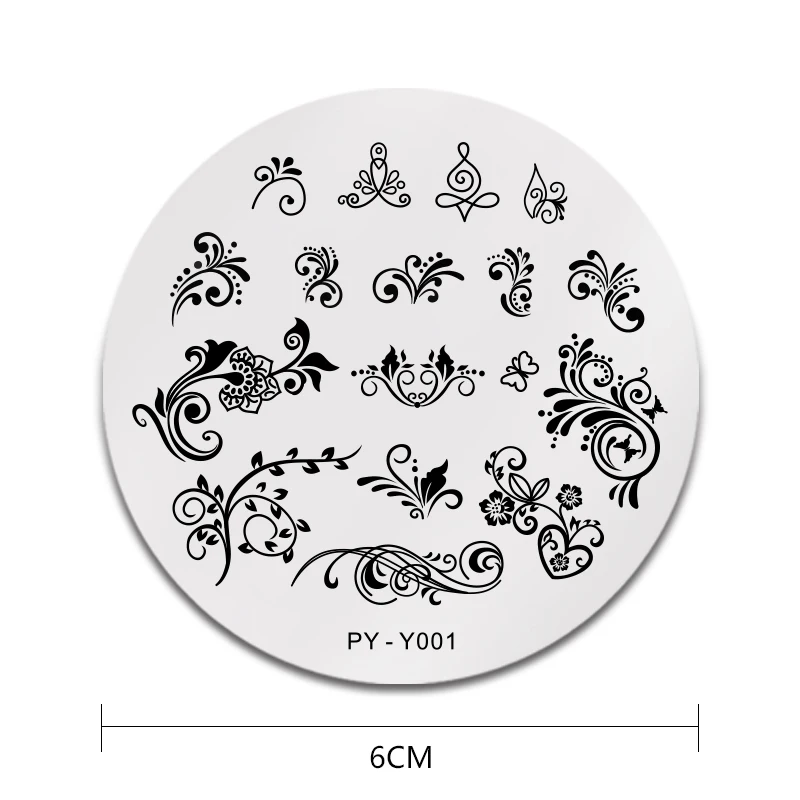 Пластины для штамповки ногтей PICT YOU шаблоны французского дизайна с печатью из