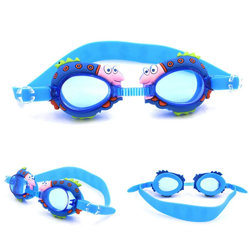 Новые детские регулируемые водонепроницаемые противотуманные очки для плавания