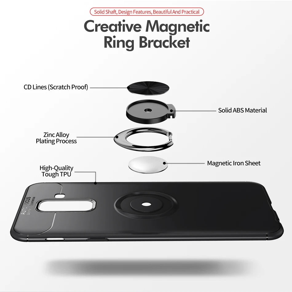 Магнитный оригинальным стеклянным корпусом для samsung Galaxy A10 A30 A40 A50 A70 S10 плюс Чехол