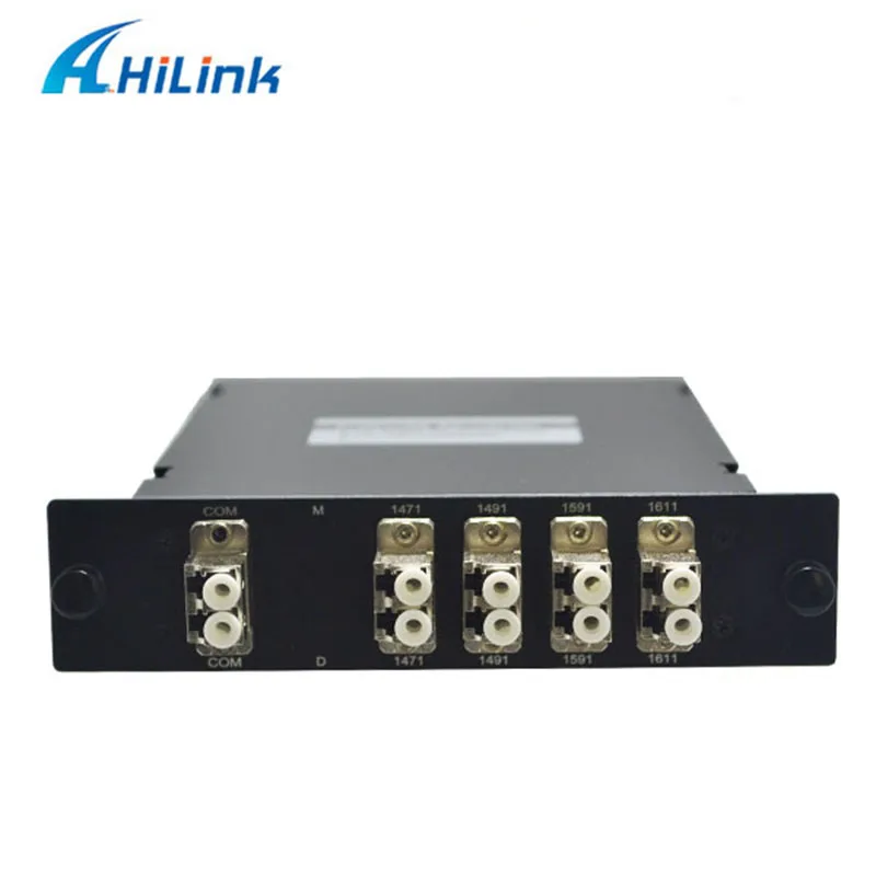 Hilinktech корпус оптического Кросса/ABS коробка 4 канала CWDM/CCWDM Mux, одиночное волокно/дуплекс волокно 1270-1610nm LC/SC/UPC