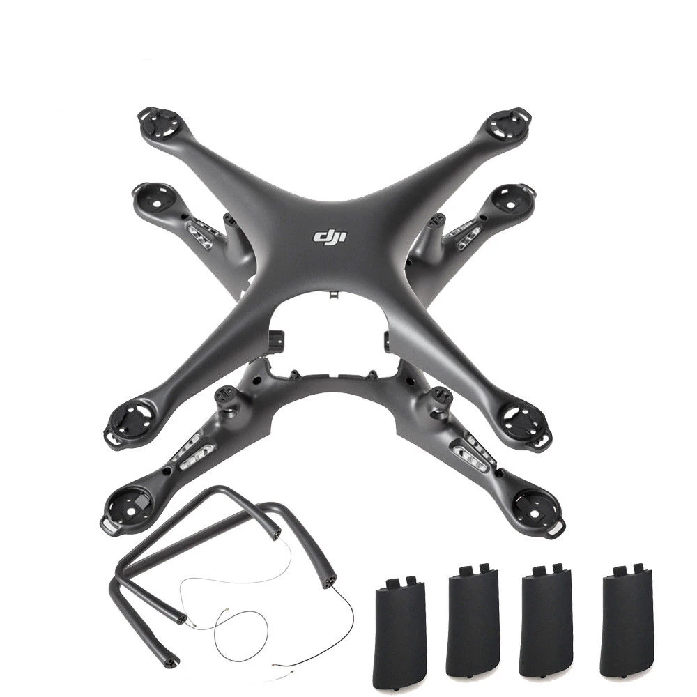 Подлинная Верхняя Нижняя часть корпуса шасси и крышка для DJI Phantom 4 Pro OBSIDIAN EDITION DJI запасная часть