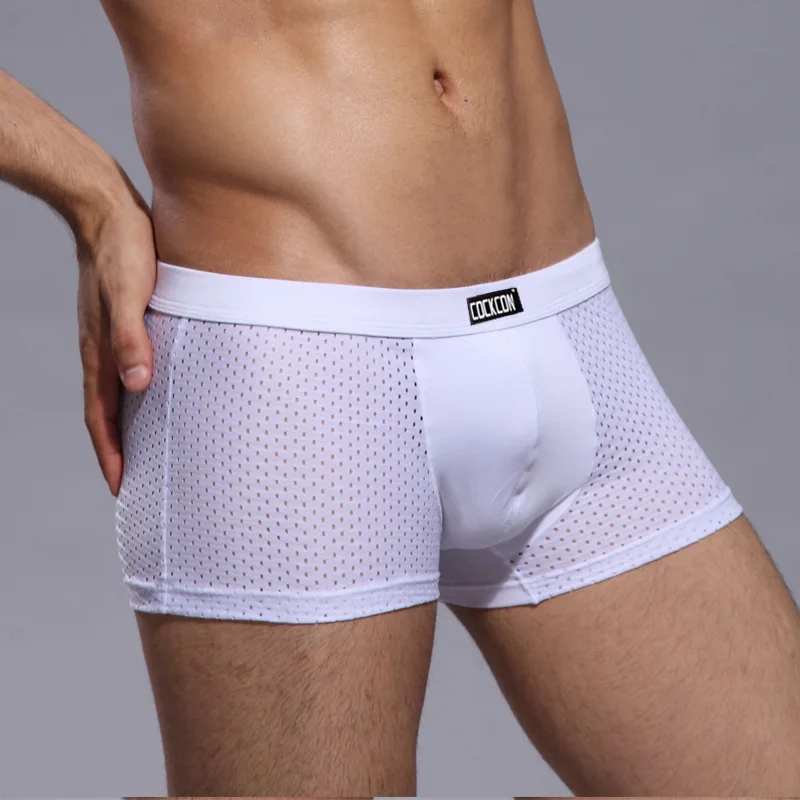 Боксеры мужские из нейлона и спандекса с U образной выпуклой сумкой|underwear size|clothing