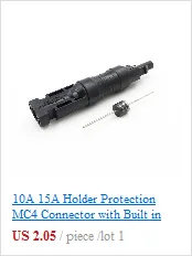 1 комплект X 120A 600 в SH120 разъем питания+ 2 шт. контакты черный цвет разъем питания двойной Солнечный Караван Лодка