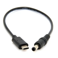 cysm dc 5 5 2 5mm power plug extension charge to usb 3 1 type c usb c cable 20cm