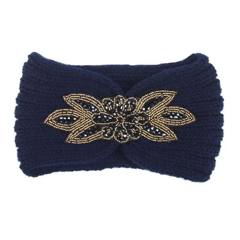 Лидер продаж женские теплые осенне зимние аксессуары для волос вязаная головная