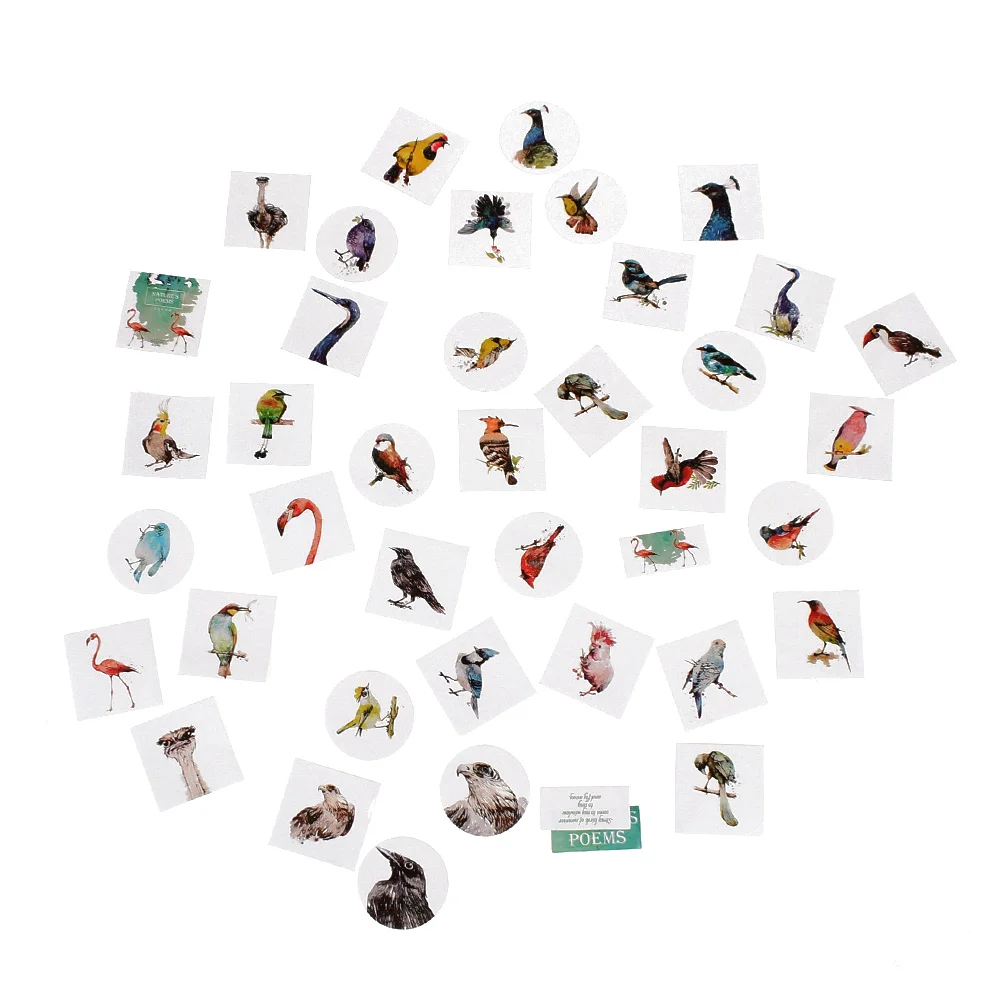 40 шт./кор. природа поэзия Мини бумажные наклейки украшения милой Decal DIY альбом