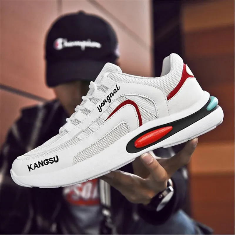Men's new fashion wild thick-soled breathable casual comfortable outdoor sports exercise seaside holiday travel party sneakers | Спорт и