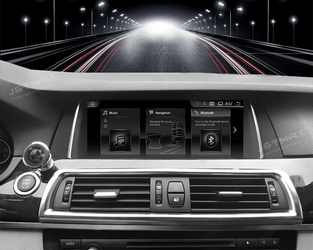 JSTMAX 10 25 &quotAndroid 9 0 Автомобильный GPS-навигатор радио PX6 плеер для BMW 5 серии F10 F11 2013 2014