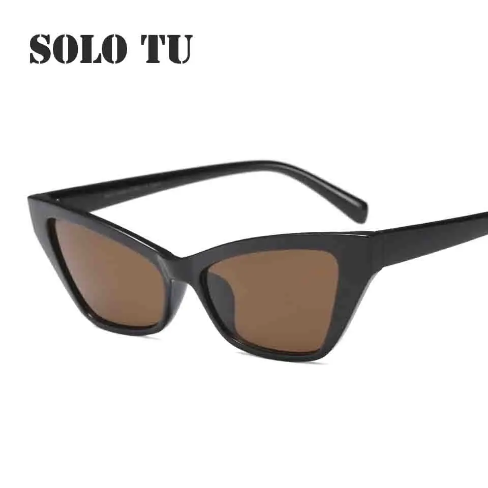 2018 кошачий глаз Для женщин солнцезащитные очки модные пикантные черные Cateyes для s