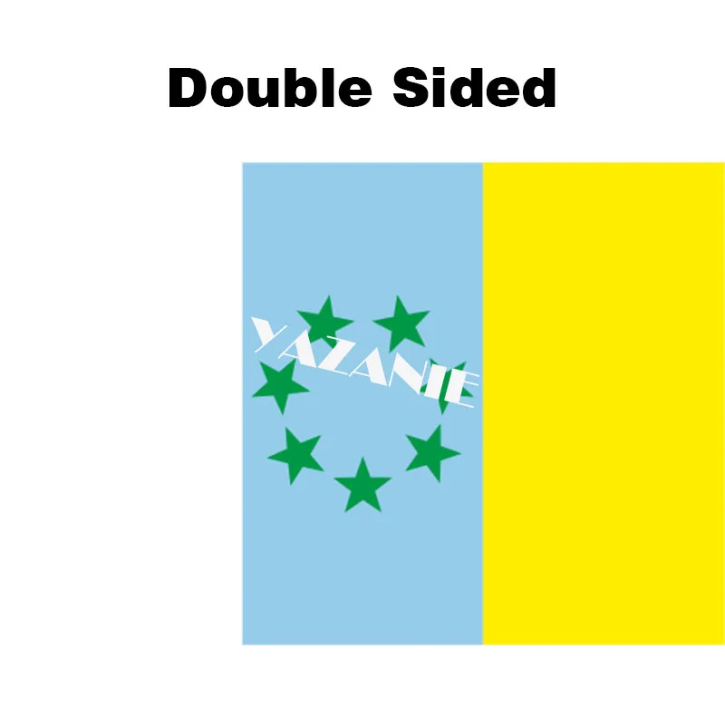 Double Sided YAZANIE двухсторонний Испанский бык Христофор Коламбус Каталония каталонский Севилья Catalunya Королевский флаг 1761-1931 Канарские острова - Цвет: Double Sided