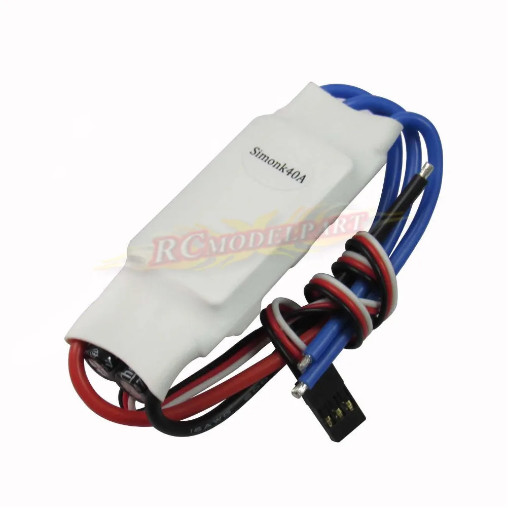 HP Simonk 40A ESC Brushless Speed Controller 2-6S for Heli Airplane Multicopter | Parts &amp Accs