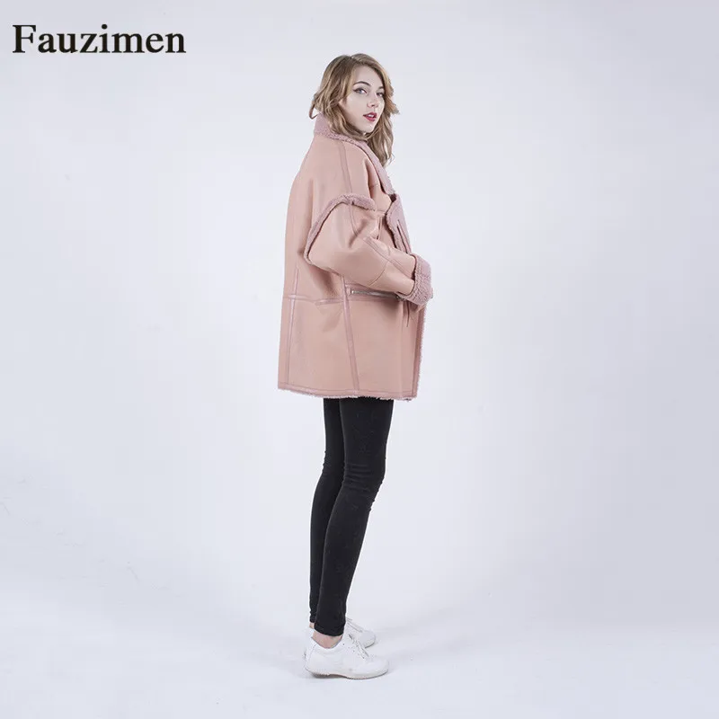 

women`s contemporary asymmetrical motorcycle jacket outdoor fleece waterproof stain repellent ultra soft goatskin leather coat