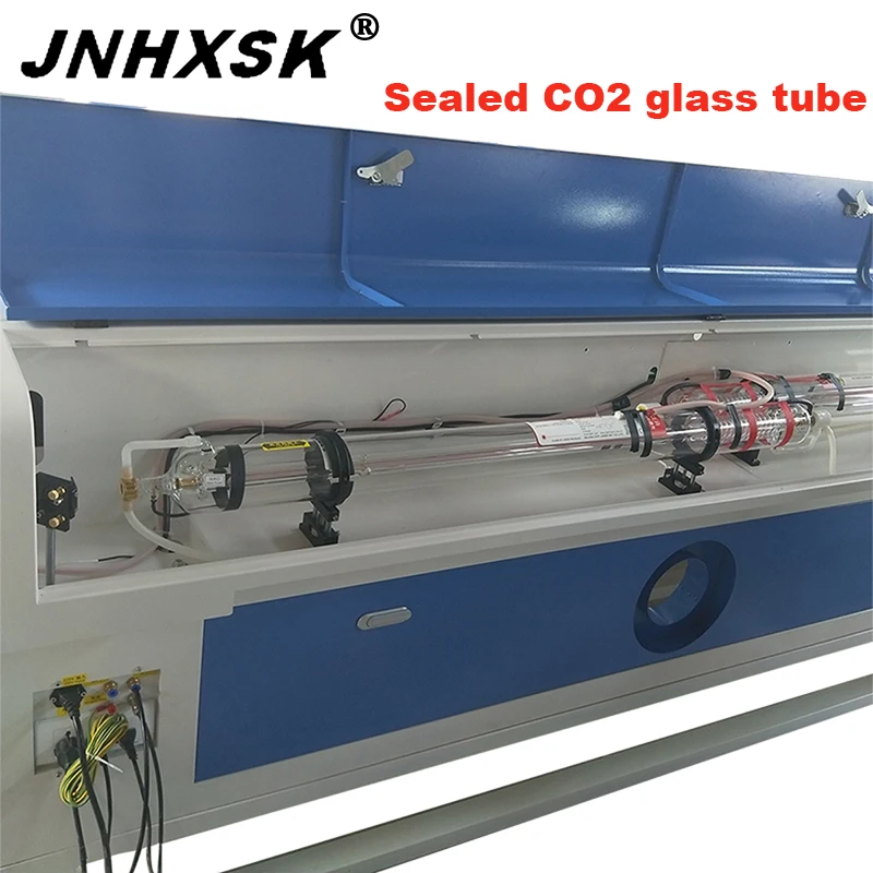 JNHXSK TS1810 100 Вт Ruida фрезерный станок с ЧПУ CO2 3d лазерная гравировальная и режущая