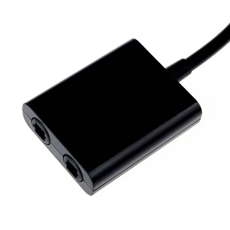 Цифровой оптический аудио-разветвитель 2-полосный адаптер 1 вход 2 выходных