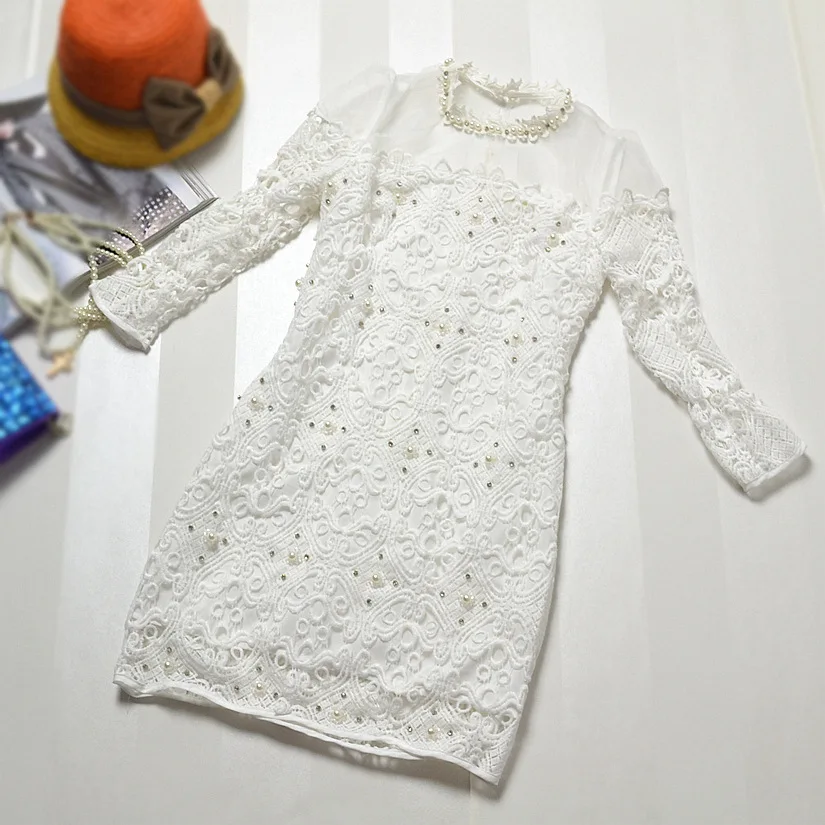 2014 new high quality European Milan fashion women's SILK organza lace embroidery Elegant Designer dress runway party dresses | Женская