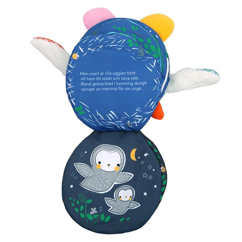 Детские игрушки для новорожденных от 0 до 12 месяцев коляска мягкая сова книга