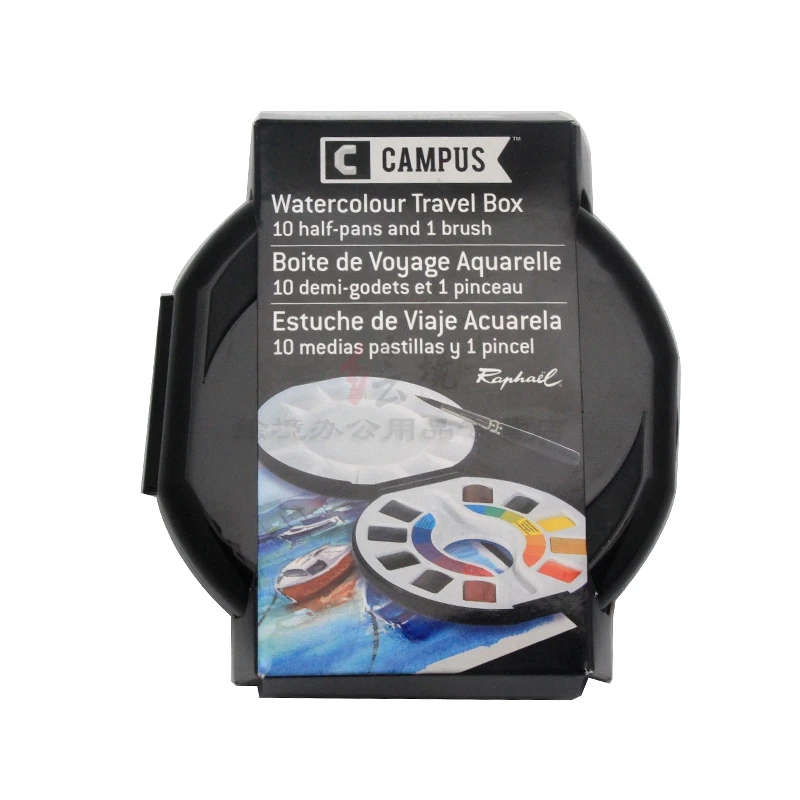 Лучший художник сенниер Рафаэль мед акварельная краска 10 цветных блоков черная