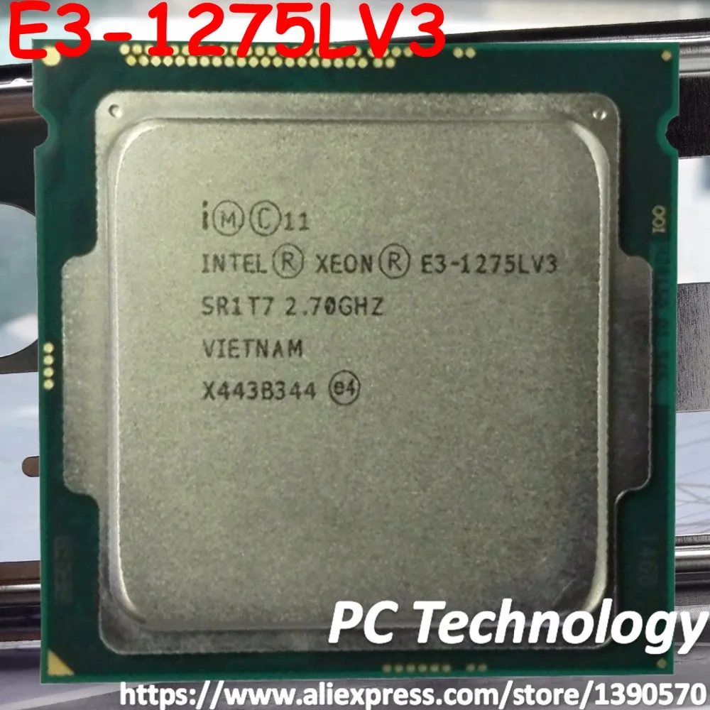 Оригинальный четырехъядерный процессор Intel Xeon E3 1275LV3 CPU 2 70 GHz 8M LGA1150|chipset| |
