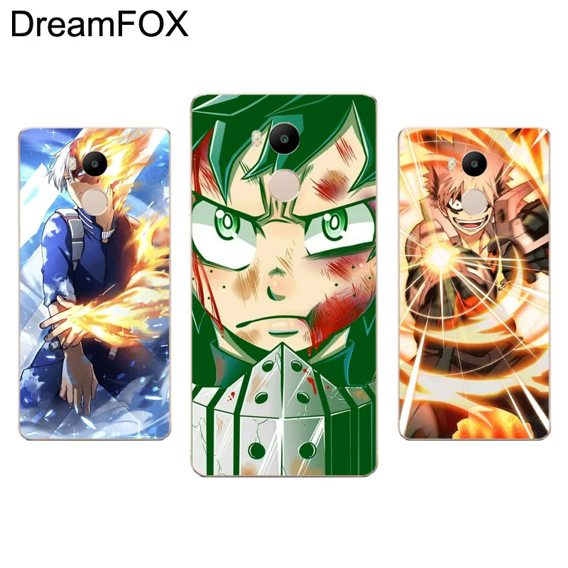 DREAMFOX M312 Boku No Hero Academy Мягкий ТПУ силиконовый чехол для Xiaomi Redmi Note 3 4 5 Plus 3S 4A 4X 5A Pro Global |