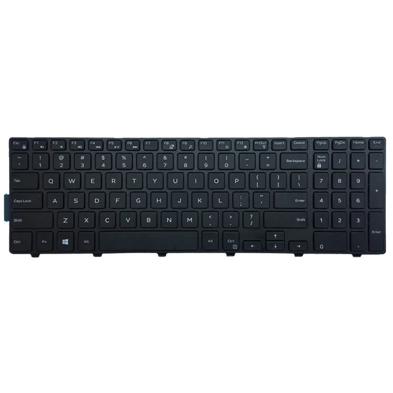 New US Laptop Keyboard for Dell Inspiron 5542 5552 5759 7557 Black with Frame No backlit | Компьютеры и офис