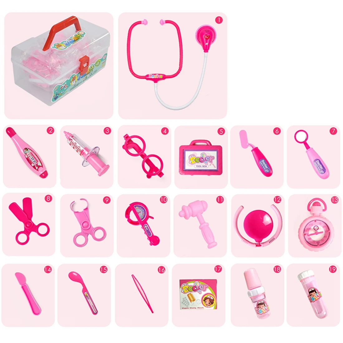 Доктор игрушки для детей девочек ролевые игры моделирование медицинская Игрушка