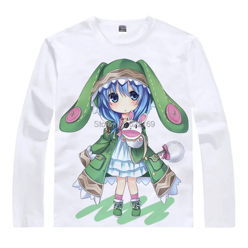 Японский DATE A LIVE аниме футболка Куруми токисаки Котори ицука хлопок одежда для