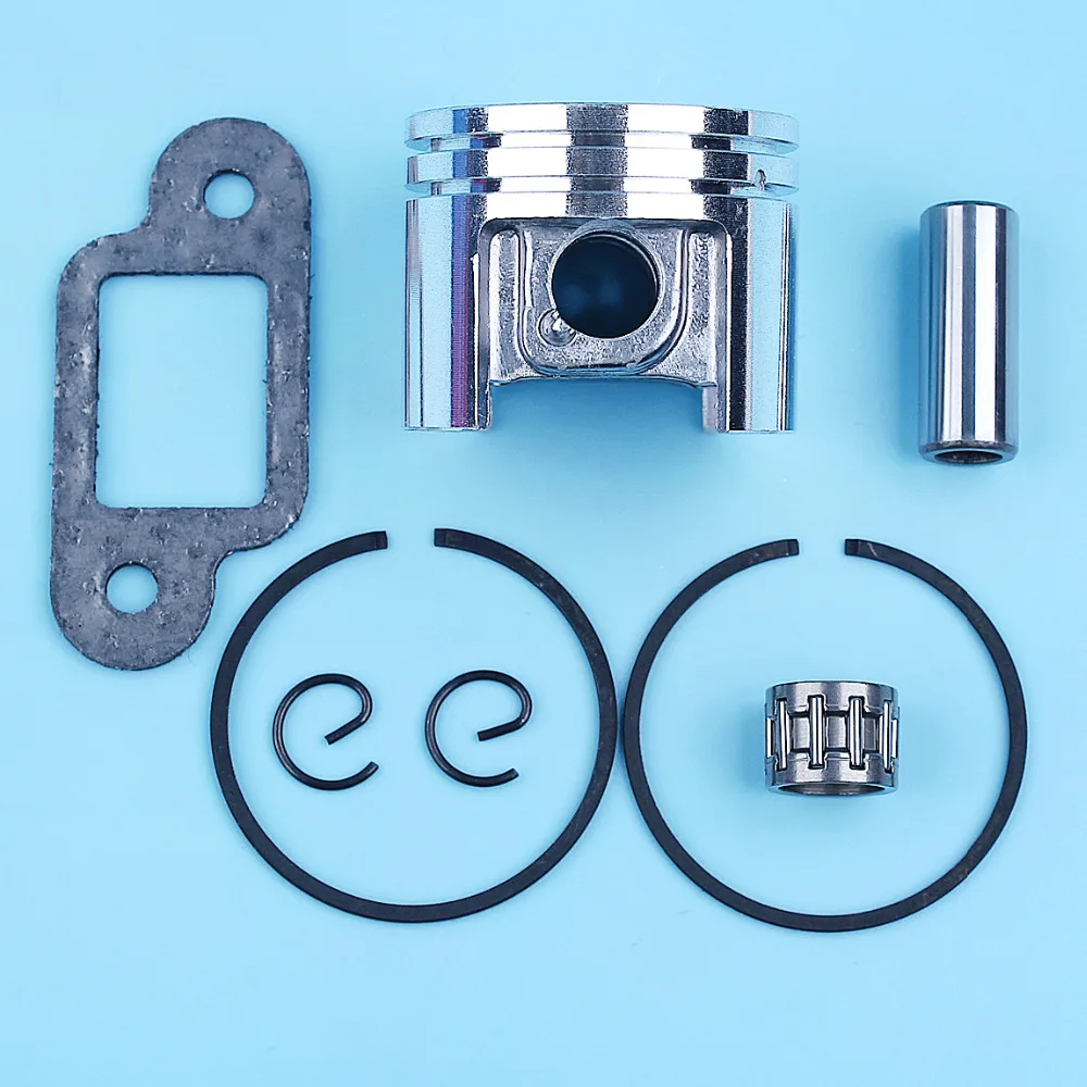 

38mm Piston Ring Bearing 10mm Pin Muffler Gasket Kit For Stihl 018 MS180 MS 180 Chainsaw Replace 1130 030 2004 Part
