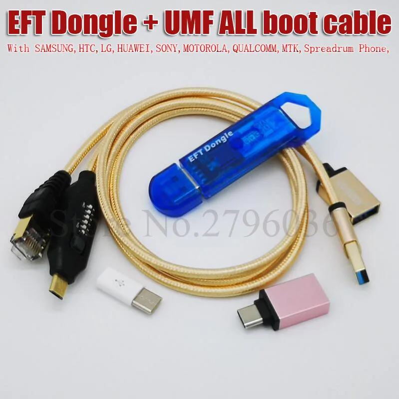 2021 Новинка 100% оригинальная прошивка TEMA / EFT DONGLE + UMF all boot кабель Бесплатная