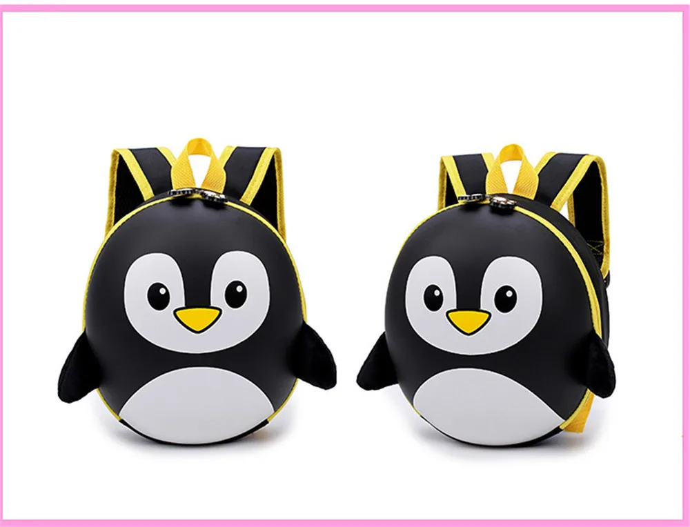 new Penguin Schoolbag Children Backpack Hard Shell Backpack Cartoon Lovely Mini Shoulder Bag Kids Cute boy girl bags