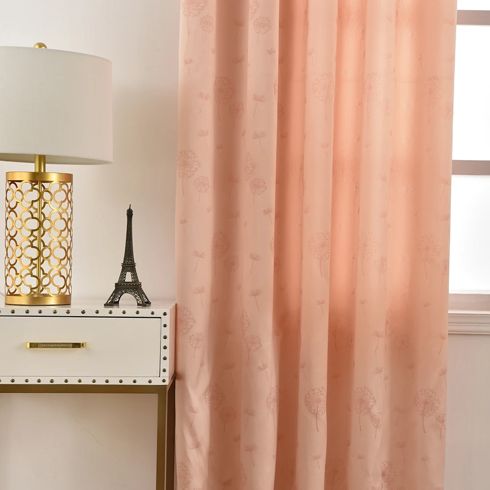 NAPEARL короткие полу тенты шторы для спальня оконные рамы Одуванчик жаккардовые