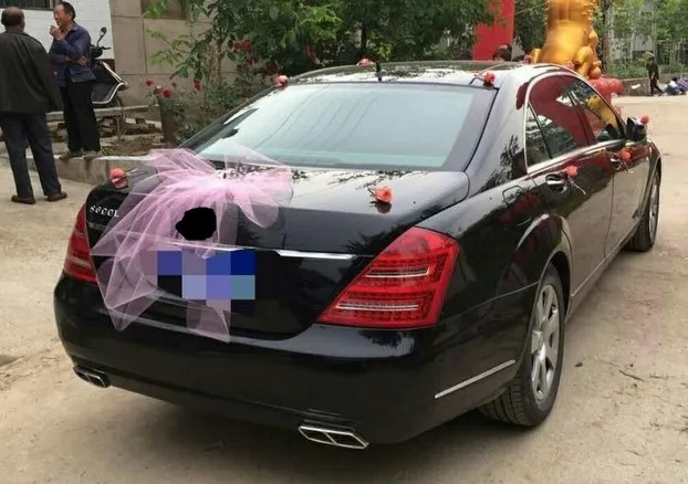 2 шт./компл. автомобильные выхлопные трубы из нержавеющей стали глушитель