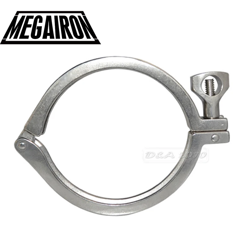 MEGAIRON " Нержавеющая сталь SUS316 санитарно хомут одноконтактный три хомута Клевер для 115 мм OD наконечник