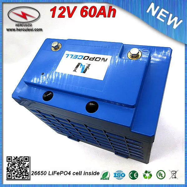 Мощный литий ионный Аккумулятор 12В 60Ah для электрического велосипеда EV HEV