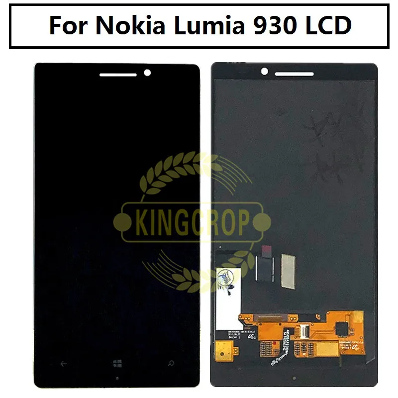 ЖК дисплей для Nokia Lumia 930 N930 дигитайзер сенсорный экран панель в сборе с рамкой