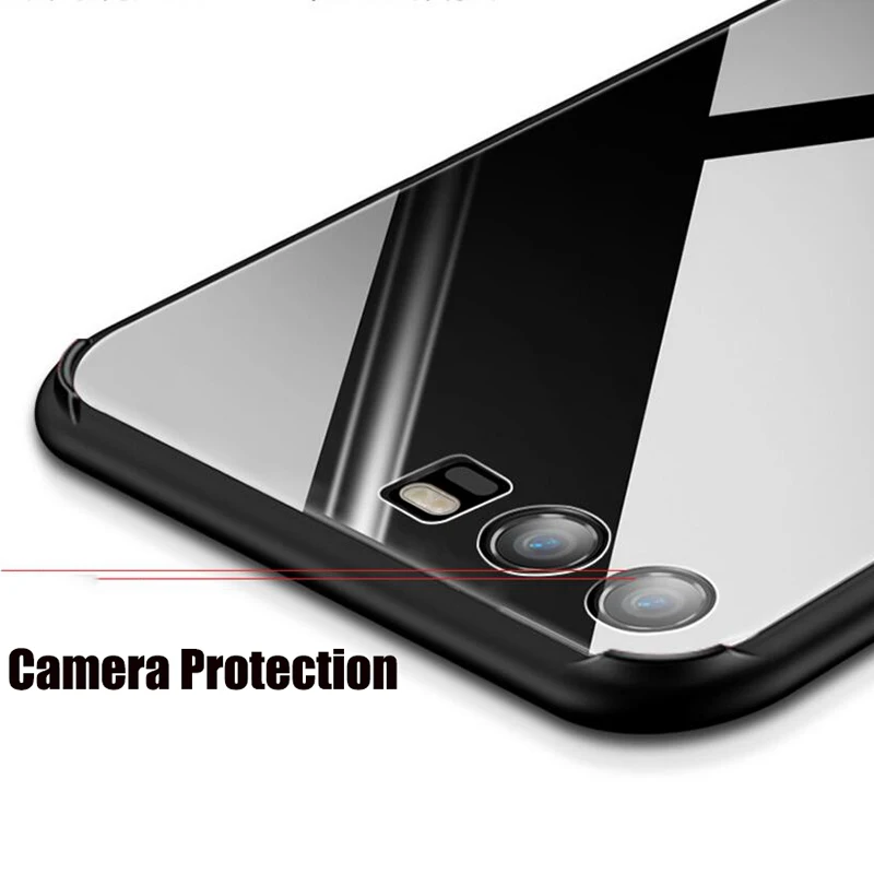 MAKAVO For Huawei Honor 9 Case Luxury Tempered Glass Back Cover Phone Cases 8 Pro Honor9 |