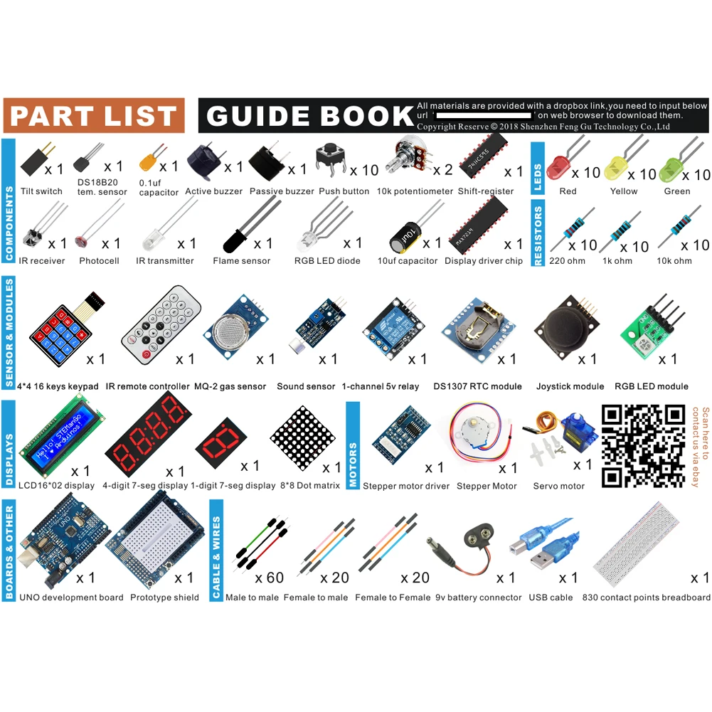 High Quality Ultimate UNO Starter Kit For Arduino R3 Keypad LCD1602 RTC Servo Motor Gas Relay Drop Shipping | Электроника