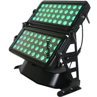 2 pieces led city color project 72x18w rgbwa uv 6in1 led wall washer outdoor architectural led city color